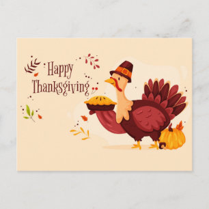 Happy Thanksgiving Postcard