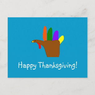 Happy Thanksgiving! - postcard