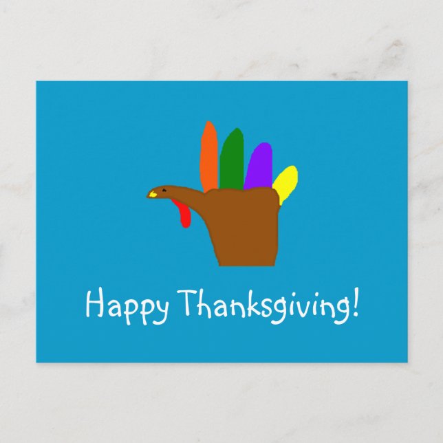 Happy Thanksgiving! - postcard (Front)