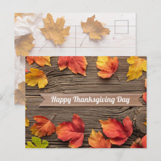 Happy Thanksgiving Postcard