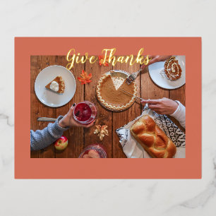 Happy Thanksgiving Postcard, Thanksgiving Card