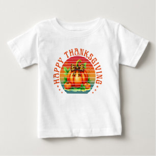Happy thanksgiving pumpkin fall season autumn baby T-Shirt
