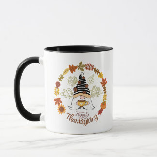 Happy Thanksgiving Pumpkin Gnome Coffee Autum mood Mug