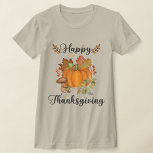 Happy Thanksgiving, Pumpkin Women's T-Shirt