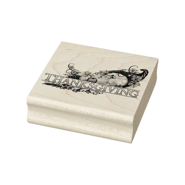 Happy Thanksgiving Rubber Stamp (Stamp)