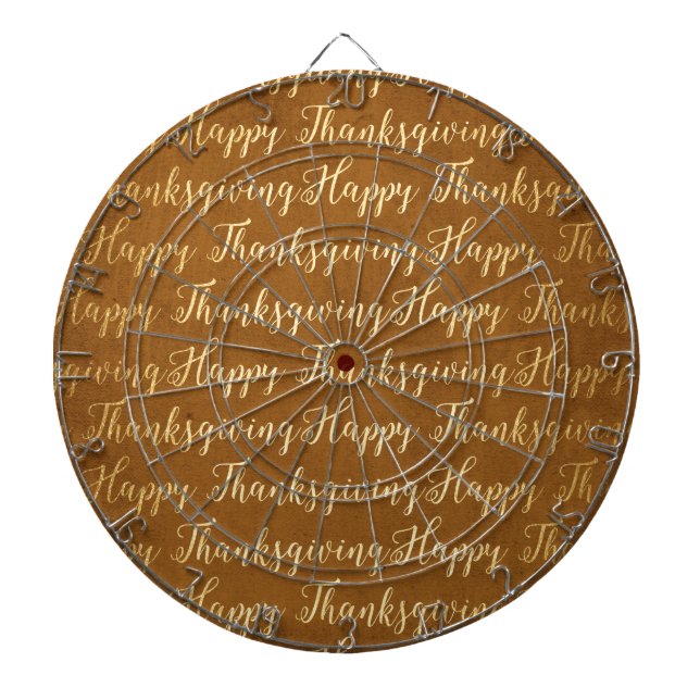 Happy Thanksgiving scripture Dartboard (Front)
