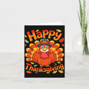 Happy Thanksgiving Shirt Men Women Kids Family Tur Card
