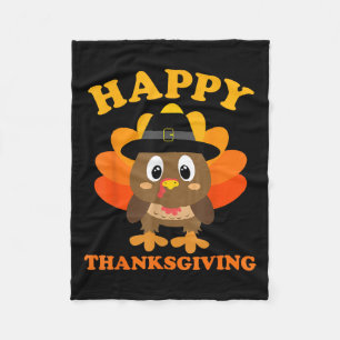 Happy Thanksgiving Shirts Women Boys Girls Kids Ou Fleece Blanket