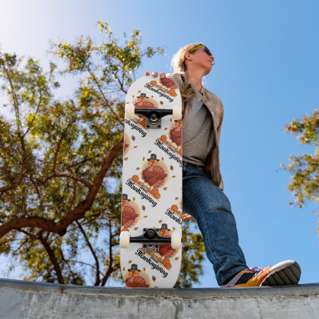 Happy Thanksgiving  Skateboard (Outdoor 1)