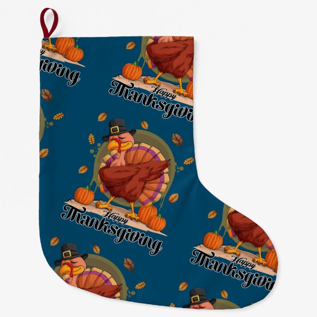 Happy Thanksgiving Stocking (Front)
