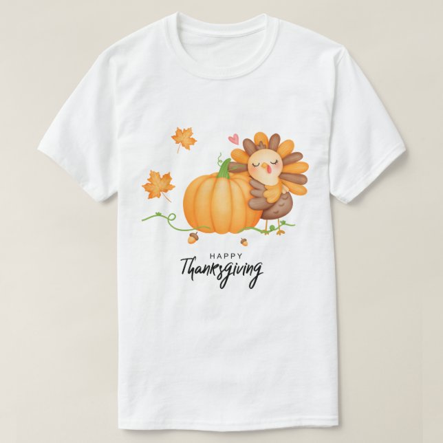 Happy Thanksgiving T-Shirt (Design Front)