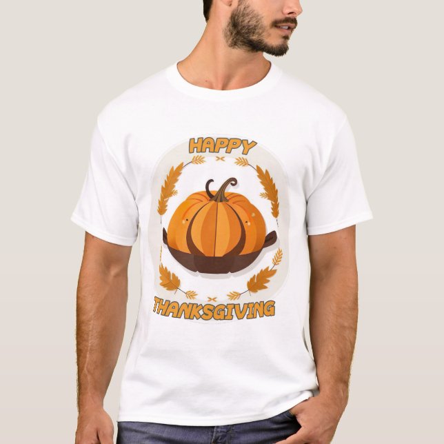 happy thanksgiving T-Shirt (Front)