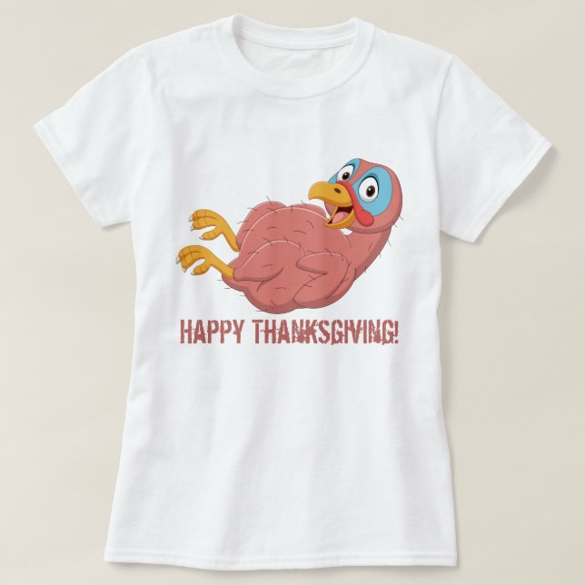 Happy Thanksgiving T-Shirt (Design Front)