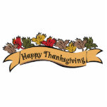 Happy Thanksgiving Table Decoration Standing Photo Sculpture<br><div class="desc">Happy Thanksgiving Table Decoration ©2009
design by M. Hamilton,  available @ Noteworthy.</div>