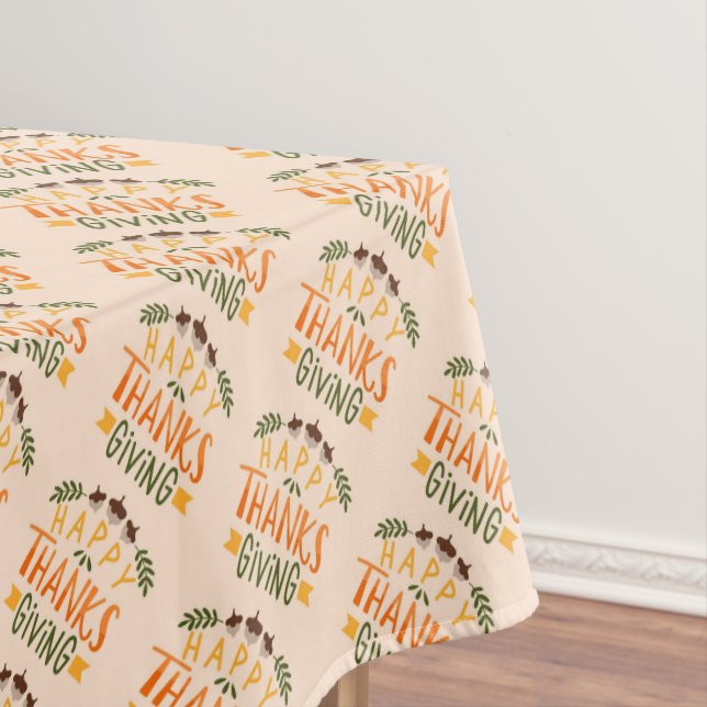 Happy Thanksgiving Tablecloth (In Situ)