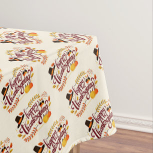 Happy Thanksgiving  Tablecloth