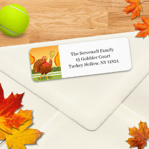 Happy Thanksgiving Tennis Turkey Riddle 