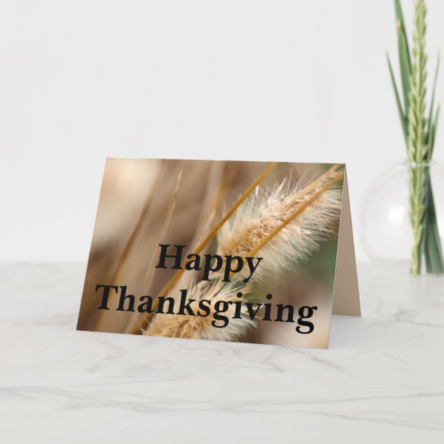 Happy Thanksgiving: Thankful for You Holiday Card (Front)