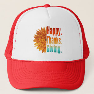 Happy Thanksgiving Trucker Hat