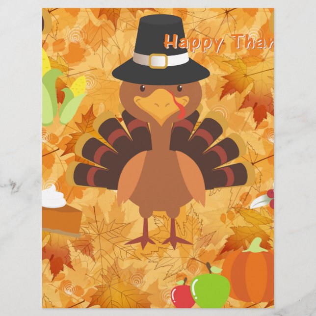 happy thanksgiving turkey (Front)