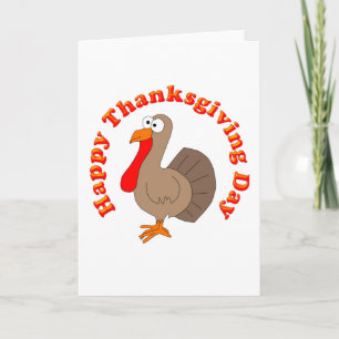 Happy Thanksgiving Turkey Card