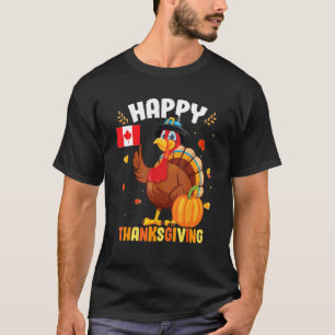 Happy Thanksgiving Turkey Chicken Fall Autumn T-Shirt