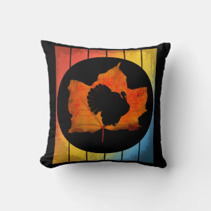 HAPPY THANKSGIVING TURKEY CUSHION