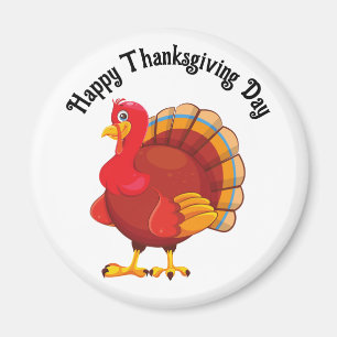 Happy Thanksgiving Turkey Magnet