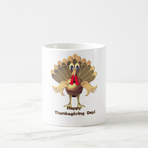 Happy Thanksgiving Turkey,Personalised Coffee Mug