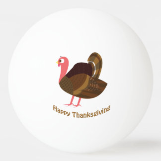 Happy Thanksgiving! Turkey Ping Pong Ball