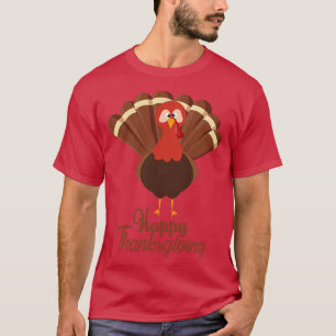 happy thanksgiving turkey T-Shirt
