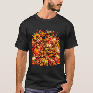 Happy Thanksgiving Turkey T-Shirt