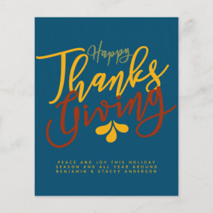 Happy Thanksgiving Typography Year in Review