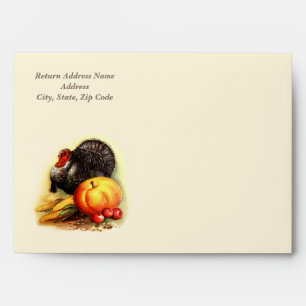 Happy Thanksgiving. Vintage Turkey Envelopes
