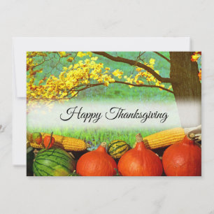 Happy Thanksgiving with Personal photo Holiday Card