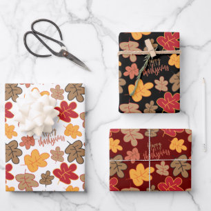 Happy Thanksgiving Wrapping Paper Sheet