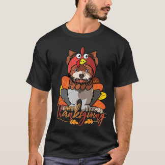 Happy Thanksgiving Yorkshire Terrier Dog Lover T-Shirt