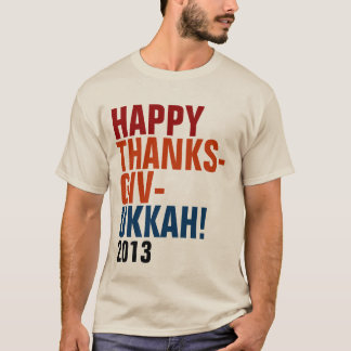 Happy Thanksgivukkah 2013 Bold Text T-Shirt
