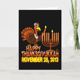 Happy Thanksgivukkah Hanukkah Thanksgiving Cards