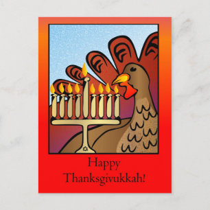 Happy Thanksgivukkah Postcard