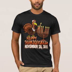 Happy Thanksgivukkah Thanksgiving Hanukkah Tshirt