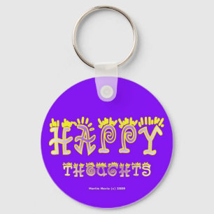 Happy Thoughts (6b) Keychain