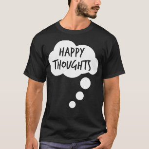happy thoughts beautiful comic bubble design horse T-Shirt