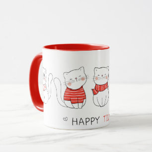 Happy Time Cats Mug