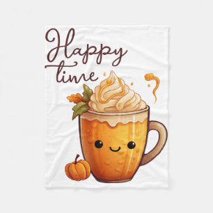 Happy Time Fleece Blanket