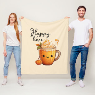 Happy Time Fleece Blanket
