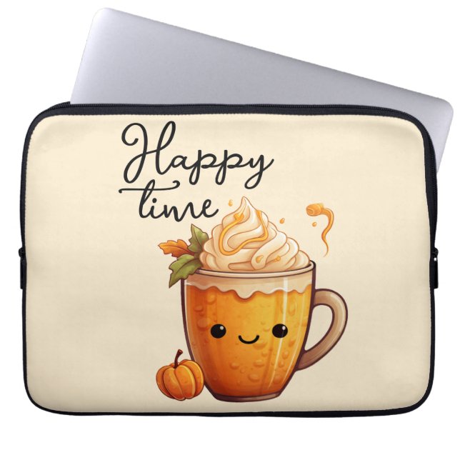 Happy Time Laptop Sleeve (Front)