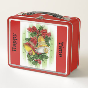 Happy Time Metal Lunch Box