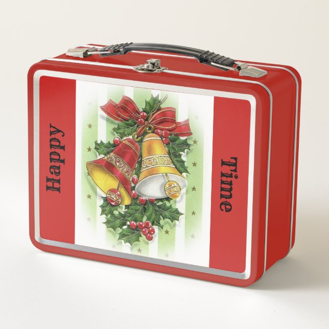 Happy Time Metal Lunch Box (Front)