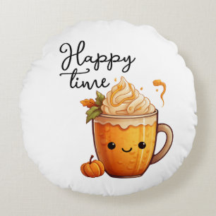 Happy Time Round Cushion